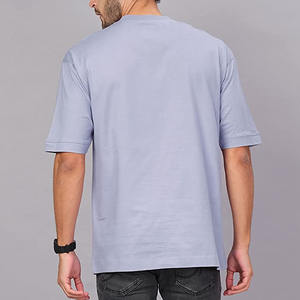 Camiseta de algodón 100% para hombre, diseño popular, precio económico, nuevo estilo, fabricación duradera, corte holgado, secado rápido, OEM. - Product Image 4
