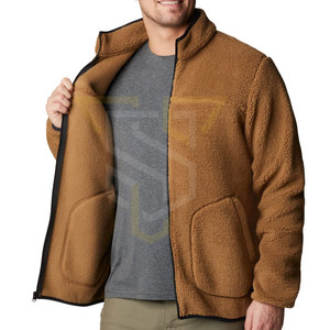 Chaqueta de invierno de lana sherpa a precio económico y más vendida, diseño personalizado para adultos, chaqueta de lana sherpa para hombre adulto - Product Image 3