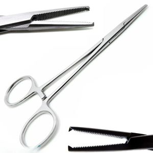 Pinzas Hemostáticas Kocher para Mosquitos, 12.5cm, Rectas, 1x2 Dientes, Pinza Quirúrgica de Acero Inoxidable con Bloqueo, OEM CE - Product Image 1