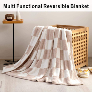 Feather Soft High Quality Plain Solid Four Seasons 100% Polyester Portable <b>Throw</b> Bed Blanket Ultra Plush Comfort Premium Warm - Product Image 6