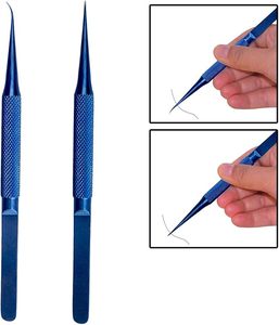 Nuevo Juego de Pinzas Quirúrgicas Manuales de Acero, Rectas y Curvas, con Punta Fina, para Procedimientos Delicados - Product Image 3