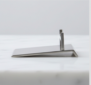 Cubiertos de Metal plateado de forma cuadrada, descanso de cuchara para cocina, hogar, Hotel, restaurante y eventos de boda, artículos de decoración de mesa de uso - Product Image 3