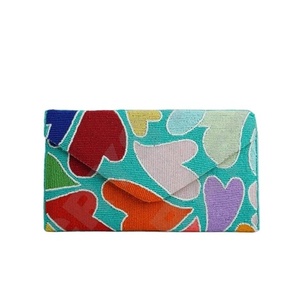 Bolso Tote Tradicional Indio de Lujo Hecho a Mano con Cuentas de Vidrio Multicolor, Asa Tipo Baguette, Artesanal, Duradero, Premium, Casual y a la Moda - Product Image 1