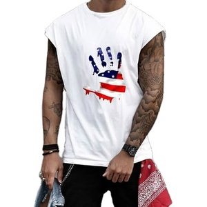 Quality Blank Workout tank Top Ribbed tank Top <b>Men</b> Square Collar Fitness Gym tank Top for <b>Men</b> - Product Image 1