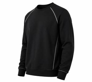 Men Stand Collar <b>Raglan</b> Sleeve Pullover Solid Color Fleece Knitted Long Sleeve Loose Fit Winter Casual Streetwear Sweatshirt - Product Image 2