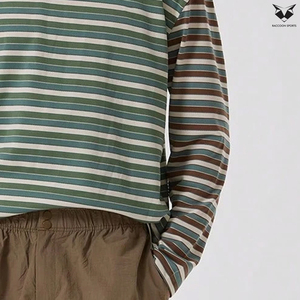 Chemises à manches longues modernes pour hommes en gros, vêtements quotidiens élégants à manches longues avec logo personnalisé imprimé, t-shirts pour hommes - Product Image 6
