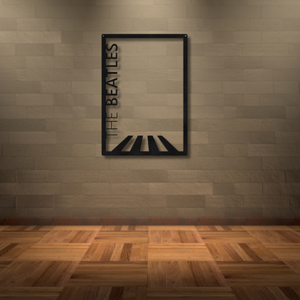 Letrero Metálico Minimalista Nórdico de The Beatles, Decoración de Pared de Acero con Temática Musical Creativa para Sala de Estar o Bar - Product Image 4