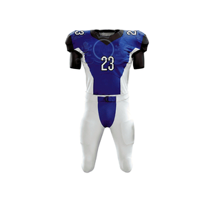 Nouvelle Arrivée Ensembles d'uniformes de football américain pour hommes Personnalisables Vente en gros Manches courtes Respirants Grandes tailles 100% Polyester 10 Ensembles - Product Image 2
