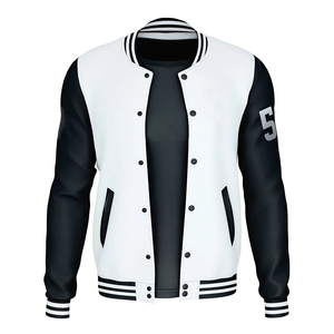 2026 Winter Baseball Patchwork Woolen <b>Jacket</b> <b>Men</b> Slim Fit Breathable High Quality College Varsity Stand Collar Softball <b>Jackets</b> - Product Image 6