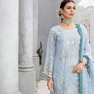 Costumes pakistanais Gharara Sharara 3 pièces pour créateurs de mode, disponibles en gros, prêts à porter - Product Image 2