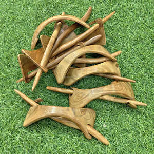 Barrette à cheveux en bois de qualité supérieure avec bâtonnet, couleur noire, pour coiffure élégante pour filles et femmes, mariage à bas prix - Product Image 1