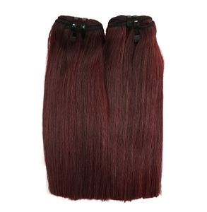 Paquete recto de hueso SDD Borgoña de la mejor calidad para extensiones de cabello crudo vietnamita alineadas con cutícula de trama Genius - Product Image 6