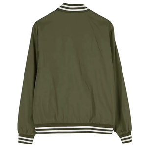 Veste universitaire personnalisée pour homme avec manches en cuir, vestes d'hiver et d'automne pour homme, logo personnalisé, bouton de fermeture - Product Image 3