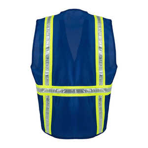Vente flash - Gilet de sécurité réfléchissant haute visibilité en polyester, pour travaux de construction, sur mesure, antibactérien, avec poches, prix raisonnable - Product Image 4
