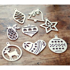 Adorno Navideño Personalizado de Madera para el Primer Navidad del Bebé, Caballito Balancín Cortado con Láser, Decoración Colgante con Nombre Personalizado, Regalo de Navidad - Product Image 5