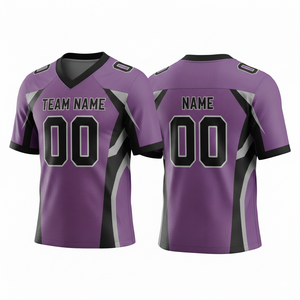 Camiseta de Fútbol Personalizada para Adultos, Manga Corta, Transpirable, Opción de Talla Grande, Cuello en V, 100% Poliéster - Product Image 2