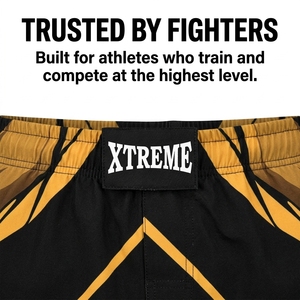 Pantalones Cortos Deportivos Personalizados para MMA, Entrenamiento en Equipo, Antideslizantes, de Secado Rápido, con Logotipo Frontal, Unisex, para Muay Thai - Product Image 5
