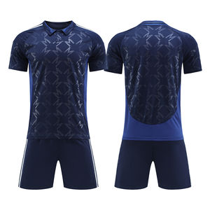 Wholesale Printed Football Jerseys & Shorts for Adults & Kids Retro Style Breathable Quick Dry 100% Polyester Soccer Uniforms - Product Image 3