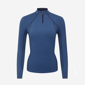 Chemise d'équitation pour femmes Econex Sports OEM, respirante, imprimée, en maille haute densité, manches longues, sous-vêtements de sport en spandex, séchage rapide - Product Image 1