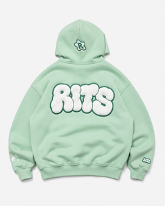 เสื้อฮู้ดดี้ Rits สีน้ำเงิน สำหรับใส่โลโก้ แบบยูนิเซ็กซ์ ผ้าฟลีซ สไตล์ฤดูหนาว ผ้าฝ้าย 100% เป็นมิตรกับสิ่งแวดล้อม ดีไซน์กระเป๋า ราคาประหยัด - Product Image 3