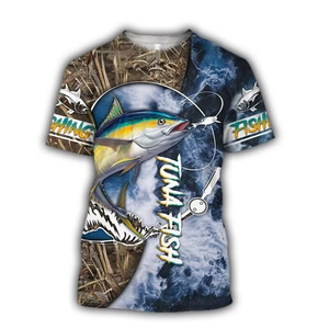 Camiseta de Verano para Hombre, Corte Regular, Informal, para Uso Diario, con Estampado Digital, Tejida, 180g, Estilo Urbano, Antiarrugas, Transpirable - Product Image 3