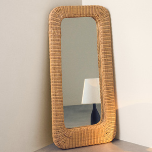 Body <b>mirrors</b> for floor leaning <b>full</b> <b>length</b> rattan <b>mirror</b> excellent quality home essentials - Product Image 1