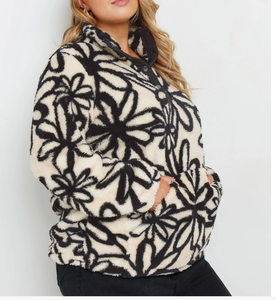 Pull à capuche violet pour femme, motif dessin animé, effet délavé, haute qualité, manches longues, tricot texturé mélangé, collection automne-hiver, vente chaude - Product Image 4