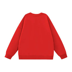 เสื้อสเวตเตอร์โอเวอร์ไซส์เด็กผู้ชาย OEM ผ้าฝ้าย 100% 500gsm ไซส์ 'M' สไตล์ลำลอง พลัสไซส์ ยูนิเซ็กซ์ พร้อมฮู้ด สกรีนโลโก้แบบพัฟพิมพ์ลายตามสั่ง สำหรับฤดูใบไม้ร่วง - Product Image 2