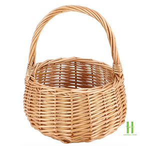 NEW DESIGN Natural Handmade Rattan Organizer <b>Basket</b> <b>Wicker</b> Storage <b>Basket</b> with <b>Handle</b> for Home and Gift Packaging - Product Image 6
