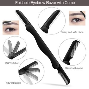Kit de Pinzas para Cejas, Depiladora Profesional de Acero Inoxidable, Kit de Cejas 5 en 1, Recortadora de Cejas, Set de Cuidado de Cejas - Product Image 2