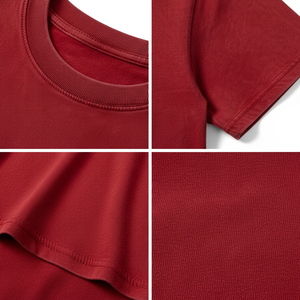 Camisetas al por mayor, extragrandes, con cuello redondo, de tela gruesa, de alta calidad, lisas para imprimir, para hombre, con servicio OEM - Product Image 5