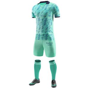 Camisetas de Fútbol Sublimadas para Hombre y Mujer, Ropa Deportiva Transpirable de Secado Rápido, Uniformes de Equipo con Logotipo Personalizado, Conjuntos de Manga Corta para Verano - Product Image 4