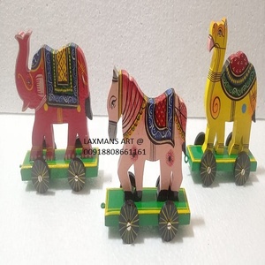 LAXMANS Juguetes de Madera Hechos a Mano para Niños, Decoración de Interiores de Navidad de 15cm, Manualidades de TIK TOK, Regalos Decorativos - Product Image 1