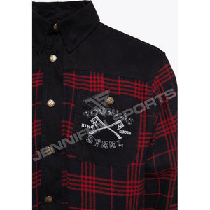 Chemise en flanelle à carreaux en aramide pour homme, nouveau style, doublée, rembourrée, respirante, imperméable, coupe-vent, protection pour la moto, hiver - Product Image 3