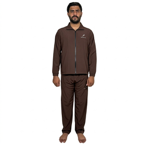 Chándal Deportivo para Hombre, Corte Ajustado, con Cierre, Cómodo, Servicio OEM, Diseño Personalizado - Product Image 4