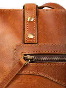 Bolso Tote de Cuero de Grano Completo de Diseño con Múltiples Compartimentos - Product Image 6