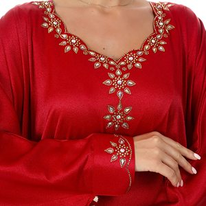 Vestido Maxi Islámico Clásico de Estilo Jalabiya Abaya para Mujer, Corte Holgado, para Uso Diario y Festivo (Eid) - Product Image 4
