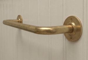 Modern and Simple Brushed Brass Towel Rack Towel Rod Home Apartment <b>Bathroom</b> Storage Hardware <b>Accessories</b> - Product Image 3
