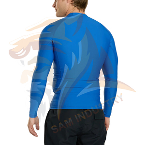 Camiseta de Compresión Ligera de Alta Calidad, Manga Larga, Secado Rápido, Transpirable, Anti-UV, con Spandex/Nylon en la Parte Delantera - Product Image 2