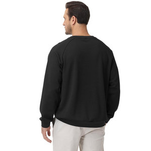 Sudadera de cuello redondo al por mayor para hombre, informal, de manga larga, de felpa francesa, clásica, lisa, esencial para streetwear, personalizable, de invierno. - Product Image 2