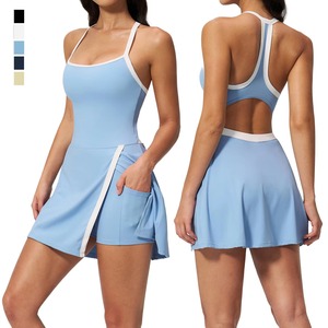 กระโปรงพลีทเอวสูงแบบ 2 in 1 สำหรับผู้หญิง ออกกำลังกาย วิ่ง เทนนิส แพเดิล กอล์ฟ พิคเคิลบอล มีกระเป๋า - Product Image 4