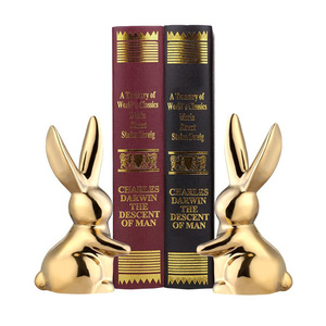 High Strength Metal Bookend Set with Matte Finish and Stable Non-Slip Base for Office <b>Desk</b> <b>Study</b> Room Book Organization - Product Image 2