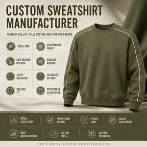 Unisex Custom Crewneck <b>Sweatshirt</b> 420g Fleece Padded Warm Pullover Hoodie Winter Streetwear <b>Sweatshirt</b> - Product Image 5