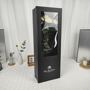 Phong cách từ bó hoa handmade cứng tông hoa hộp với cửa sổ rõ ràng cho cha món quà - Product Image 6