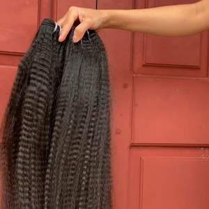 Extension de tissage de cheveux Remy crépus droits trame unique de machine vietnamienne originale trame de cheveux humains crépus droits - Product Image 5