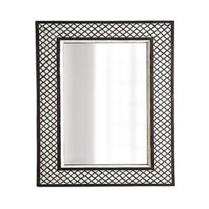 Hoteles de lujo de estilo moderno, decoración colgante de pared para el hogar, diseño de incrustaciones de hueso de madera, espejo enmarcado para baño, patrón cuadrado - Product Image 3