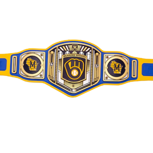 Cinturón de Campeonato de los Milwaukee Brewers, Cinturón de Lucha Libre Personalizable de Alta Calidad, Cinturón Deportivo Coleccionable para Fanáticos - Product Image 2