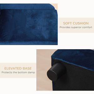 Divano Letto per Cani e Gatti di Piccola Taglia con Vano Contenitore - Cuccia e Arredo per Animali Domestici - Product Image 6