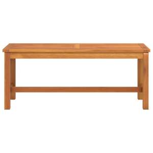 Banc de jardin en bois d'acacia massif, durable et de taille moyenne, banc de patio naturel pour usage extérieur - Product Image 3