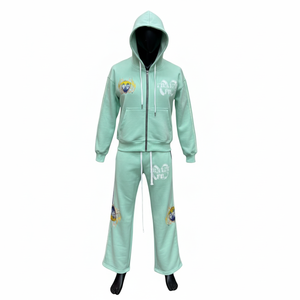 Sudaderas unisex transpirables con efecto deslavado y estampado completo, estilo streetwear, para hombre, 100% algodón polar, 450 g/m² - Product Image 3